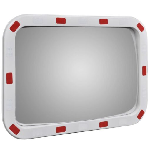 Convex Traffic Mirror Rectangle 40 x 60 cm with Reflectors - Image 2
