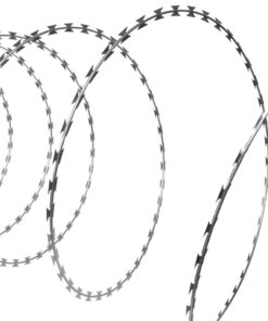 vidaXL BTO-22 Concertina Razor Wire Galvanised Steel 150 m