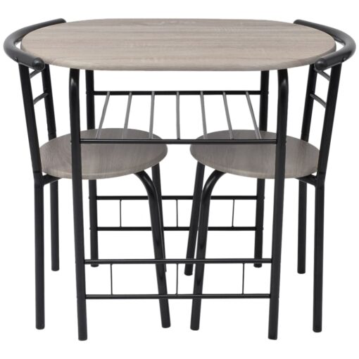 vidaXL Breakfast Bar Set MDF - Image 2