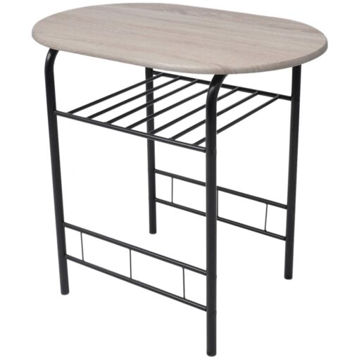 vidaXL Breakfast Bar Set MDF - Image 3