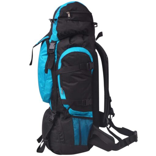 Hiking Backpack XXL 75 L Black and Blue - Image 2