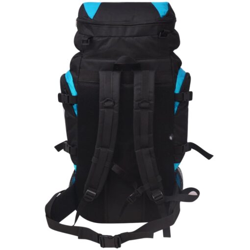 Hiking Backpack XXL 75 L Black and Blue - Image 3