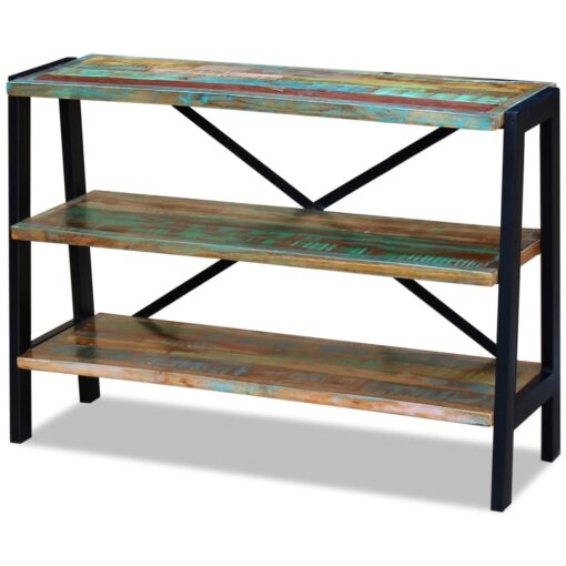 vidaXL Sideboard 3 Shelves Solid Reclaimed Wood - Image 2