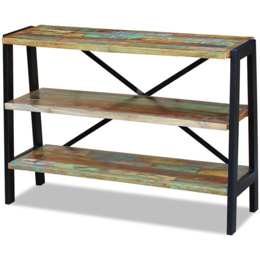 vidaXL Sideboard 3 Shelves Solid Reclaimed Wood - Image 3