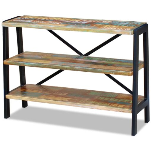 vidaXL Sideboard 3 Shelves Solid Reclaimed Wood - Image 4