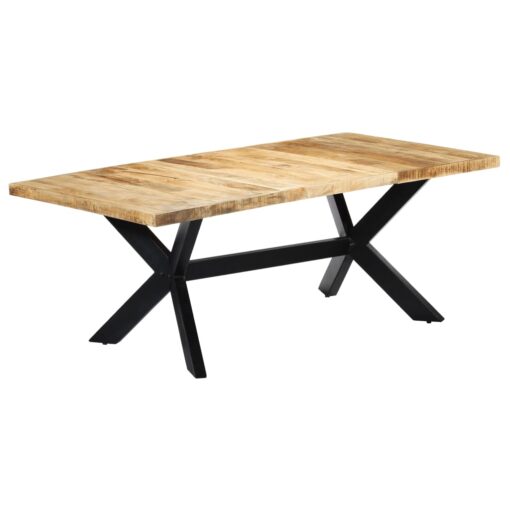 vidaXL Dining Table 200x100x75 cm Solid Mango Wood