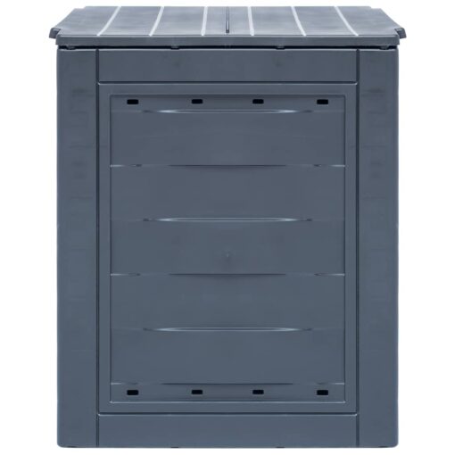 vidaXL Garden Composter Grey 60x60x73 cm 260 L - Image 2