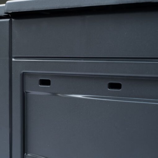 vidaXL Garden Composter Grey 60x60x73 cm 260 L - Image 4