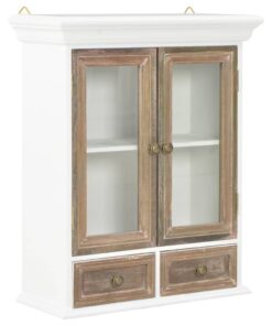 vidaXL Wall Cabinet White 49x22x59 cm Engineered Wood