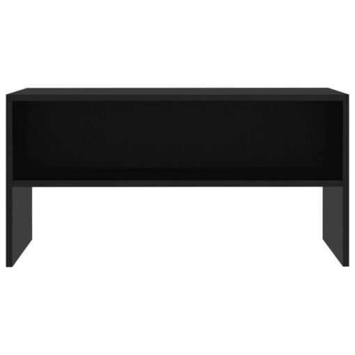 vidaXL TV Cabinet Black 80x40x40 cm Engineered Wood - Image 2
