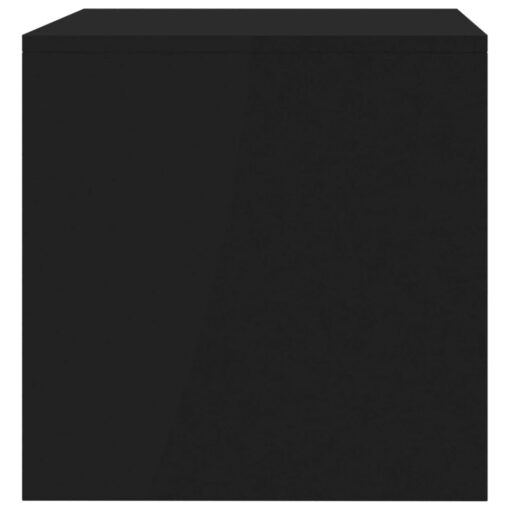 vidaXL TV Cabinet Black 80x40x40 cm Engineered Wood - Image 3