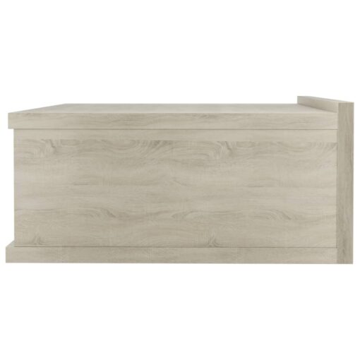 Floating Nightstands 2 pcs Sonoma Oak 40x30x15 cm Engineered Wood - Image 3