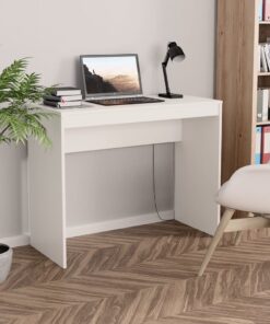 vidaXL Desk White 90x40x72 cm Engineered Wood