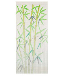 vidaXL Insect Door Curtain Bamboo 90x200 cm