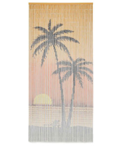 vidaXL Insect Door Curtain Bamboo 90x200 cm