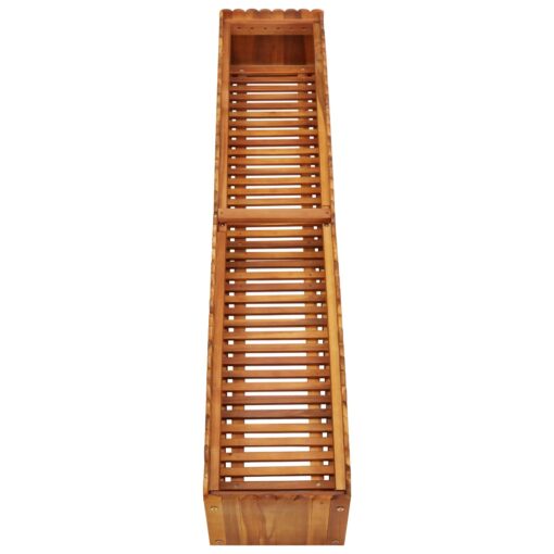 Garden Raised Bed 150x30x25 cm Solid Acacia Wood - Image 3