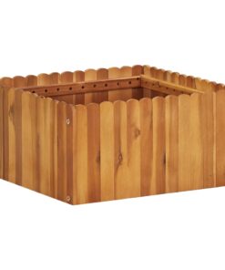 vidaXL Garden Raised Bed 50x50x25 cm Solid Acacia Wood