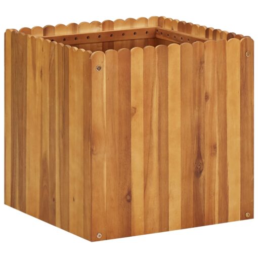 vidaXL Garden Raised Bed 50x50x50 cm Solid Acacia Wood