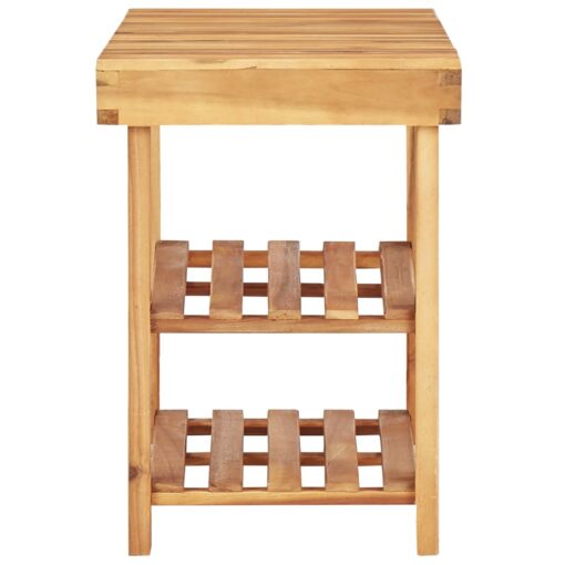 Shoe Rack 90x32x46 cm Solid Acacia Wood - Image 2