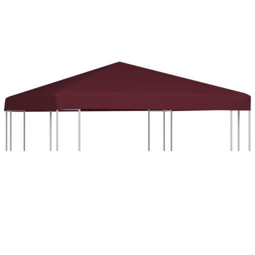 vidaXL Gazebo Top Cover 310 g/m² 3x3 m Bordeaux