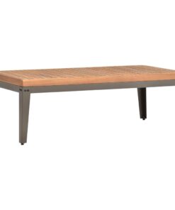 vidaXL Garden Coffee Table 110x55x36 cm Solid Acacia Wood