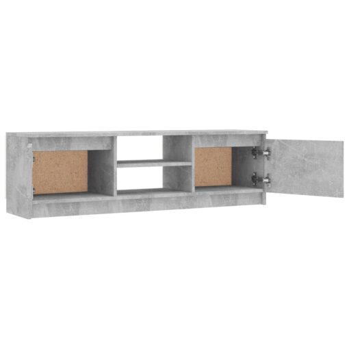 vidaXL TV Cabinet Concrete Grey 120x30x35.5 cm Engineered Wood - Image 3