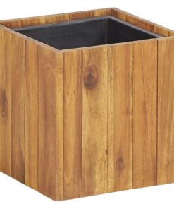 vidaXL Garden Raised Bed Pot 24.5x24.5x25 cm Solid Acacia Wood