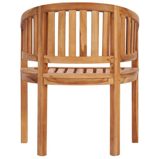vidaXL Banana Chair Solid Teak Wood - Image 3