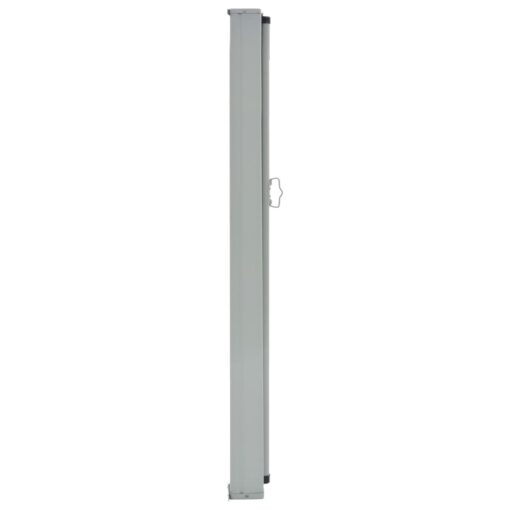 Patio Retractable Side Awning 80x300 cm Grey - Image 2