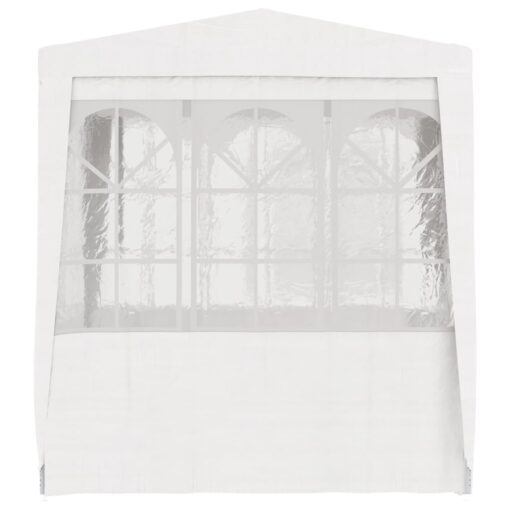 Professional Party Tent with Side Walls 2x2 m White 90 g/m² - Image 2