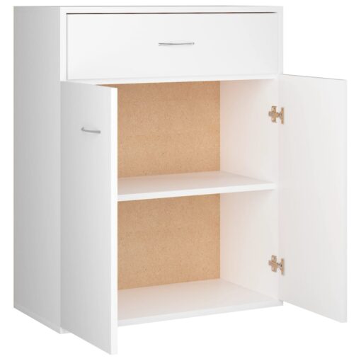 vidaXL Sideboard White 60x30x75 cm Engineered Wood - Image 4