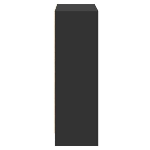vidaXL Bookshelf Black 60x24x76 cm Engineered Wood - Image 4