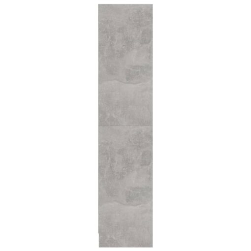  3-Tier Book Cabinet Concrete Grey 60x24x109 cm Engineered Wood - Image 3