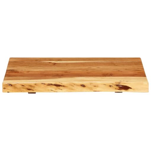 Bathroom Vanity Top Solid Acacia Wood 58x52x3.8 cm - Image 2