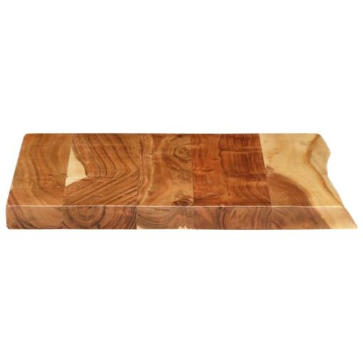 Bathroom Vanity Top Solid Acacia Wood 58x52x3.8 cm - Image 3