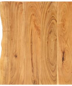 vidaXL Bathroom Vanity Top Solid Acacia Wood 80x52x2.5 cm