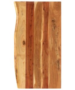 vidaXL Bathroom Vanity Top Solid Acacia Wood 100x52x3.8 cm