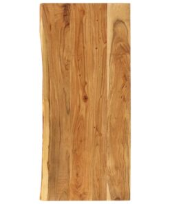 vidaXL Bathroom Vanity Top Solid Acacia Wood 114x52x3.8 cm