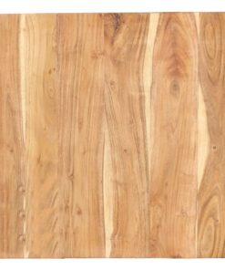vidaXL Table Top Solid Acacia Wood 58x(50-60)x3.8 cm