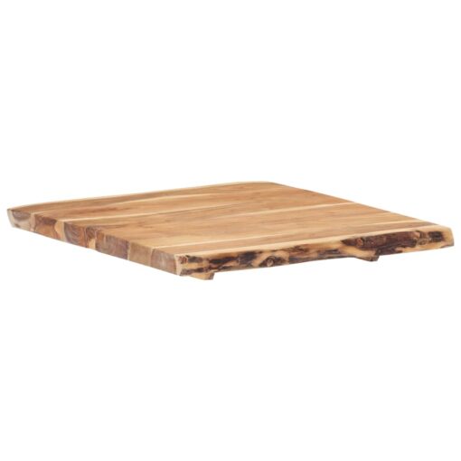 vidaXL Table Top Solid Acacia Wood 58x(50-60)x3.8 cm - Image 3