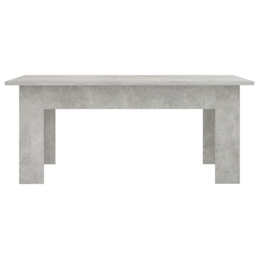 vidaXL Coffee Table Concrete Grey 100x60x42 cm Engineered Wood - Image 2