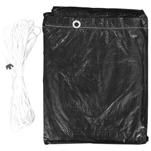 vidaXL Garden Furniture Cover 12 Eyelets 205x325x90 cm - Image 2