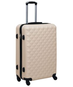 vidaXL Hardcase Trolley Gold ABS