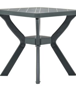 vidaXL Bistro Table Green 70x70x72 cm Plastic