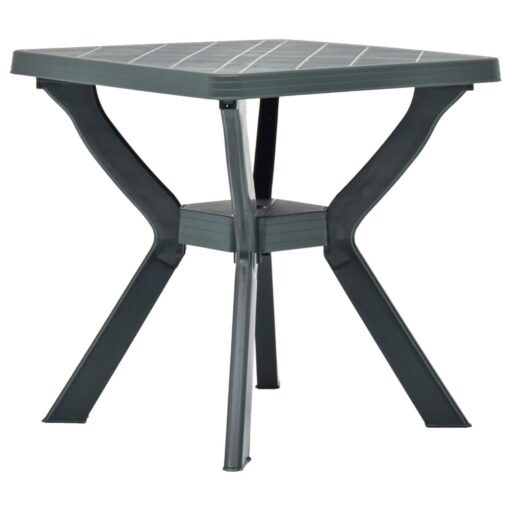 Bistro Table Green 70x70x72 cm Plastic - Image 2