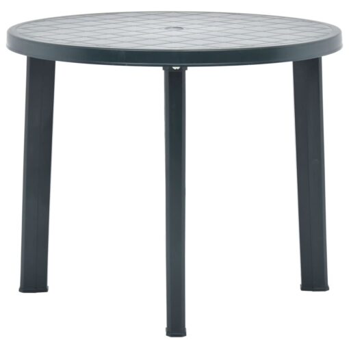 vidaXL Garden Table Green 89 cm Plastic