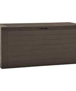 vidaXL Garden Storage Box Brown 116x44x55 cm