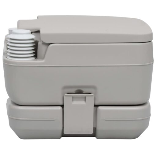 Portable Camping Toilet Grey 10+10 L - Image 2