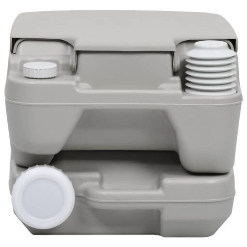 Portable Camping Toilet Grey 10+10 L - Image 3