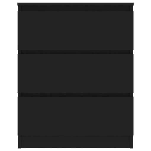 vidaXL Sideboard Black 60x35x76 cm Engineered Wood - Image 2